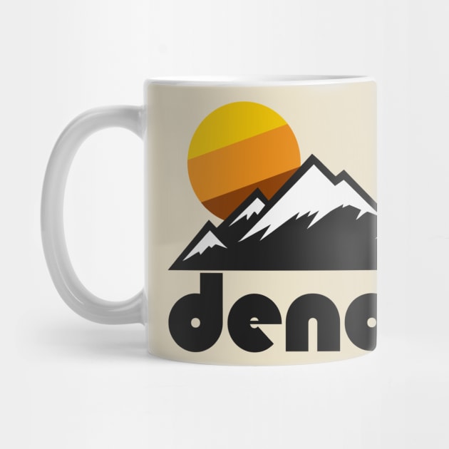 Retro Denali ))(( Tourist Souvenir Travel Alaska Design by darklordpug